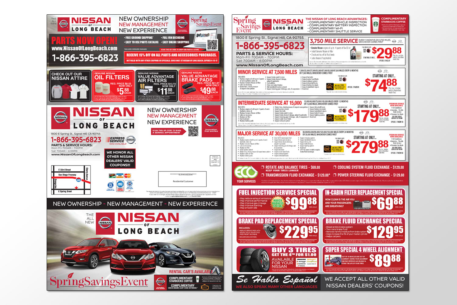 Nissan of Long Beach Mailer