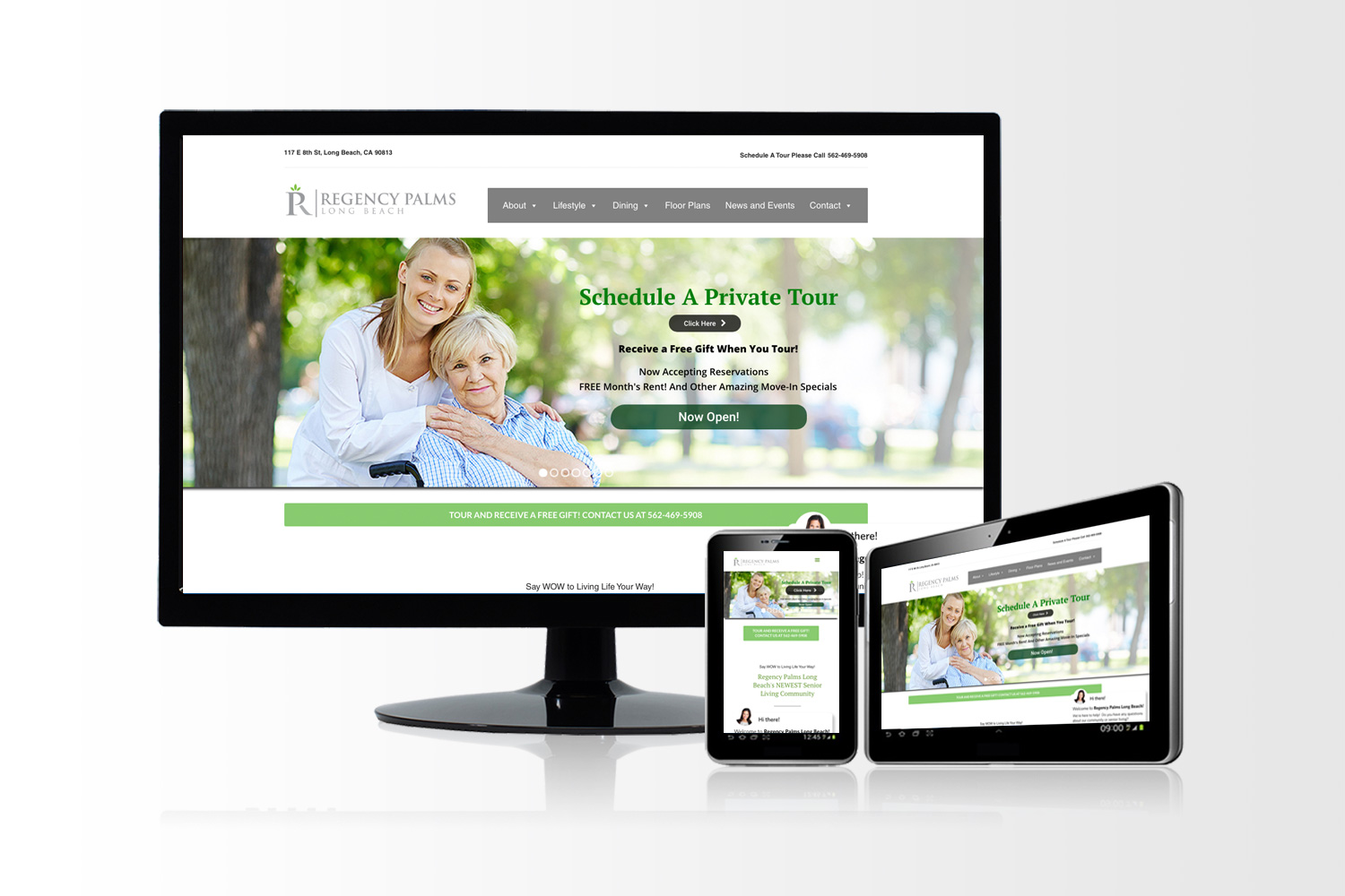 Regency Palms Website